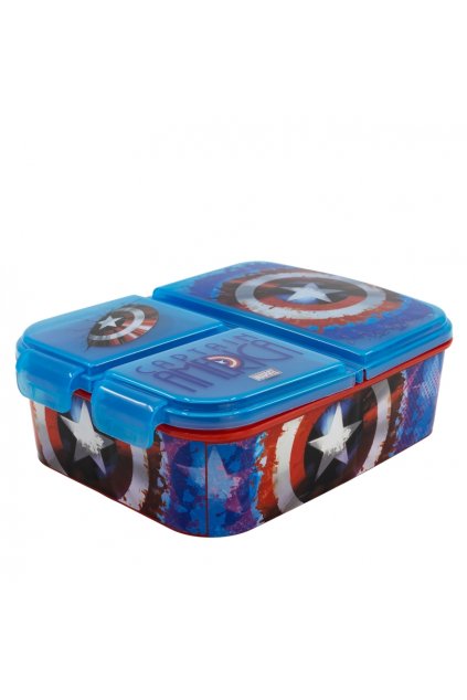 multi compartment sandwich box captain america