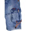 FASHION CARGO chlapecké džínové kraťasy MODRÉ