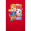 PAW PATROL tričko s dlouhým rukávem ČERVENÉ