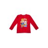 PAW PATROL tričko s dlouhým rukávem ČERVENÉ
