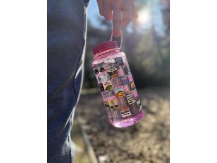 NALGENE wide mouth RŮŽOVÁ 1L