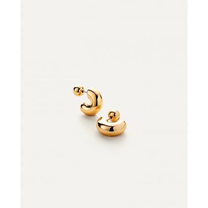 TomeHoopsSmallEarrings Gold 1