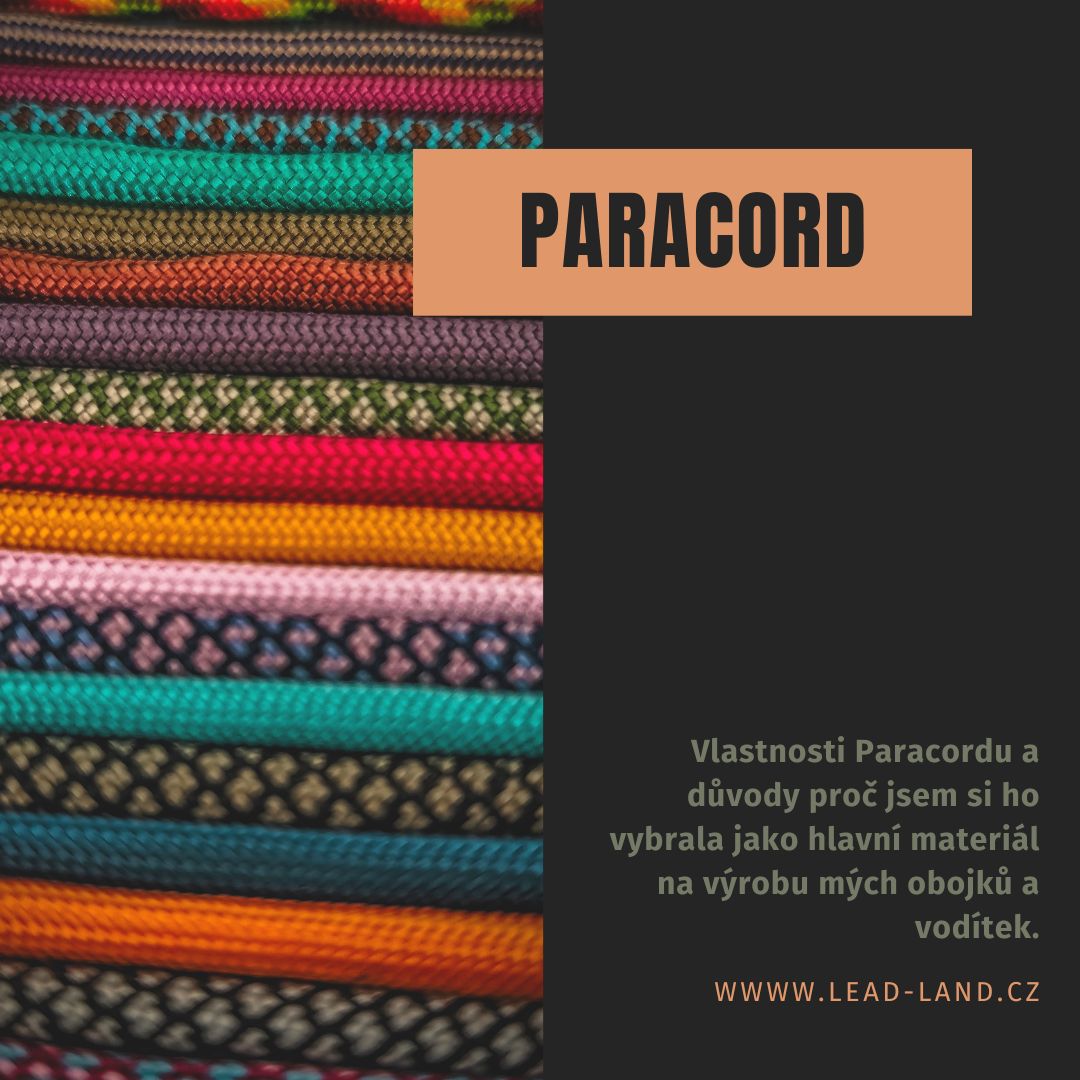 Paracord - Materiál pevný stejně jako láska k vašemu psovi