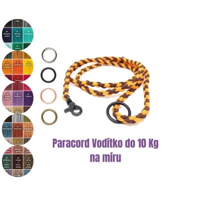 Paracord vodítko na míru do 10Kg