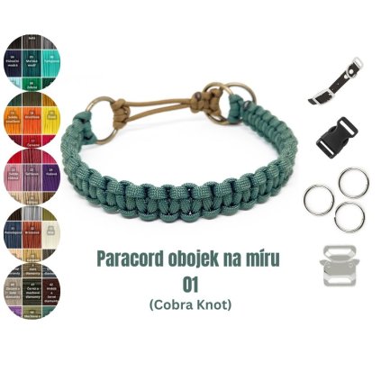 Paracord obojek: Typ pletení 01