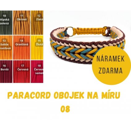 Paracord obojek: Typ pletení 08