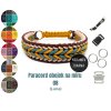 Paracord obojek na míru: Typ pletení 08 - Luna
