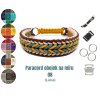 Paracord obojek na míru: Typ pletení 08 - Luna
