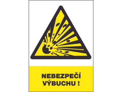 leading shop bezpecnostni tabulka 12308 nebezpeci vybuchu
