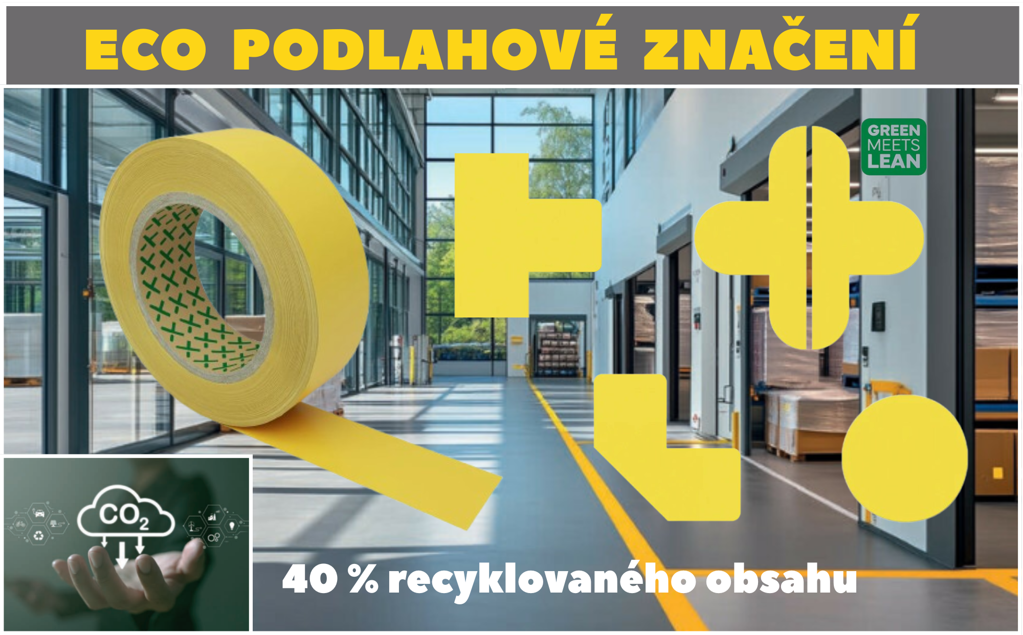 ECO podlahové značení