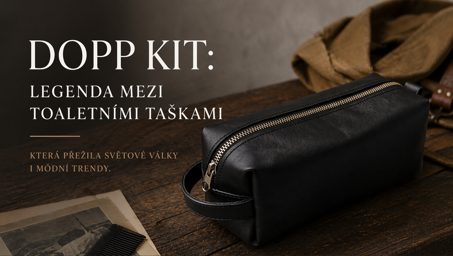 Dopp Kit: legenda mezi toaletními taškami, která přežila světové války i módní trendy