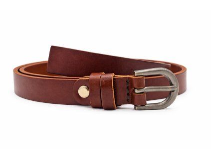 Dámský kožený pásek Cognac Tan | LEATHERLAb
