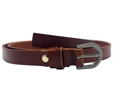 Dámský pásek koňak