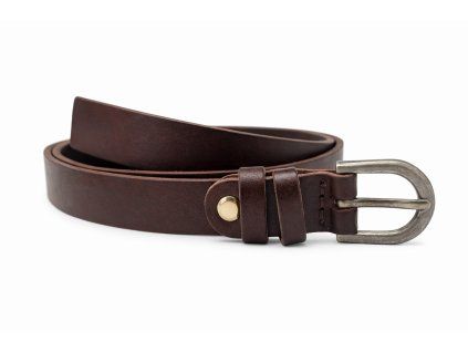 Dámský kožený pásek Warm Brown | LEATHERLAb