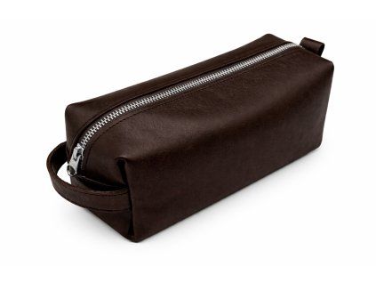 Kožená toaletní taška Brown LEATHERLAb