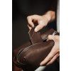 Kožená toaletní taška Warm Brown | LEATHERLAb
