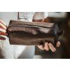 Kožená toaletní taška Warm Brown | LEATHERLAb