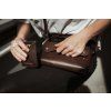 Kožené psaníčko Classic Black | LEATHERLAb