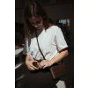 Kožené psaníčko Warm Brown | LEATHERLAb