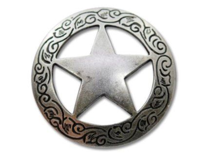 Končo Texas star - Postříbřené
