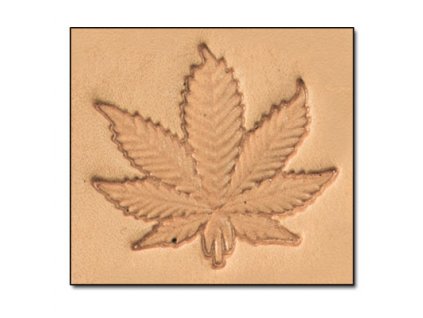 3D raznice Konopný list