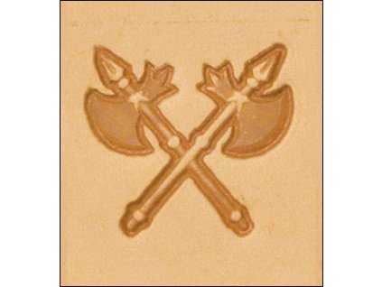 3D raznice Překřížené sekery