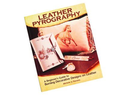 Leather pyrography