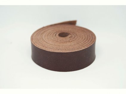 Řemen na opasek tloušťka 3,9mm, šířka 30-50 mm hnědý