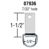 Déčko s klipem Nikl 5/8" (16 mm)