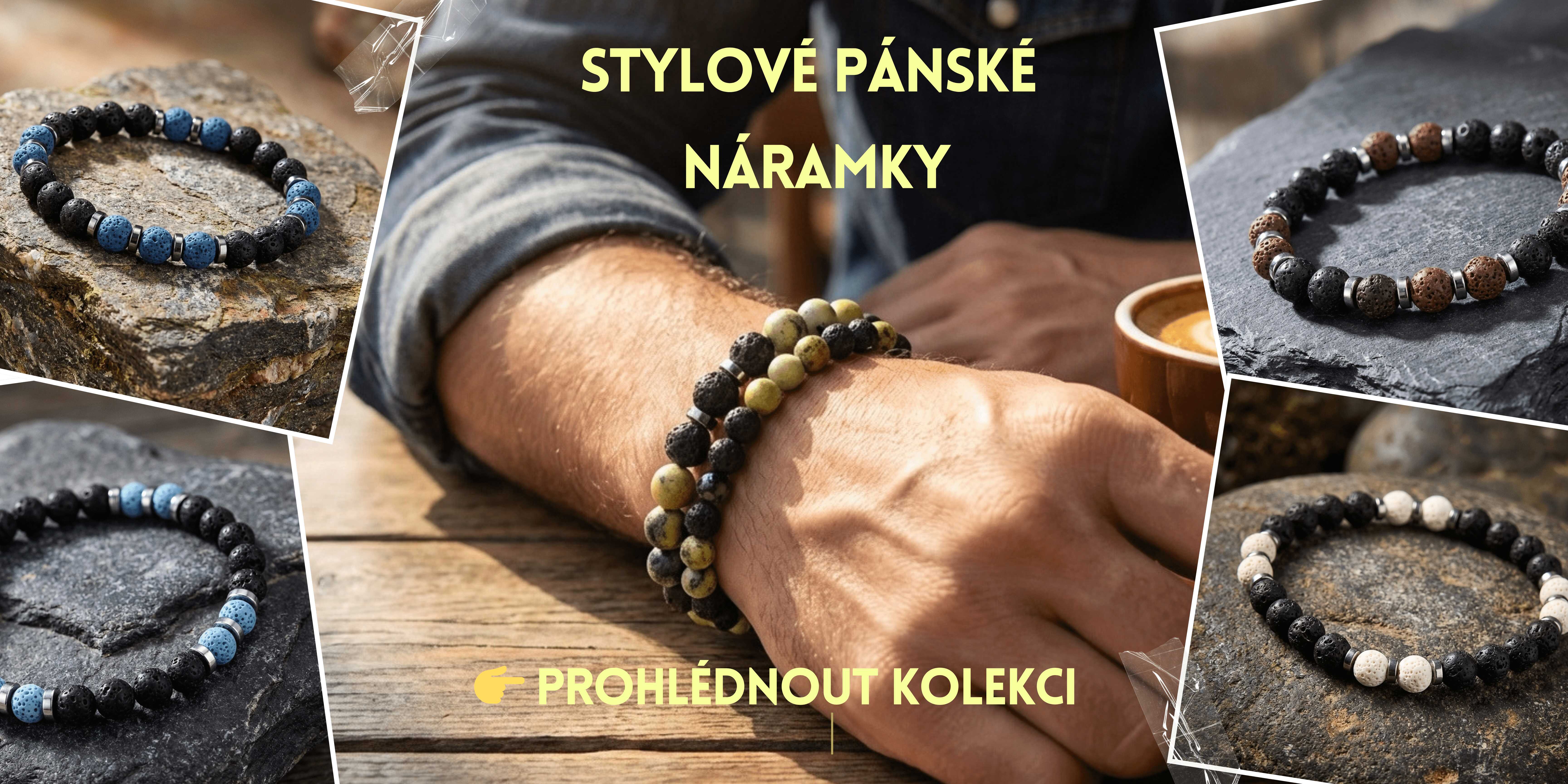 Stylové pánské náramky