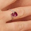 Prsten Brosway Fancy Passion Ruby FPR115 (Velikost 52)