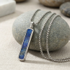Pánský náhrdelník YVES Blue Line s lapis lazuli Ocel 316L 2