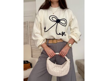 Elegantní svetřík s mašlí Bow