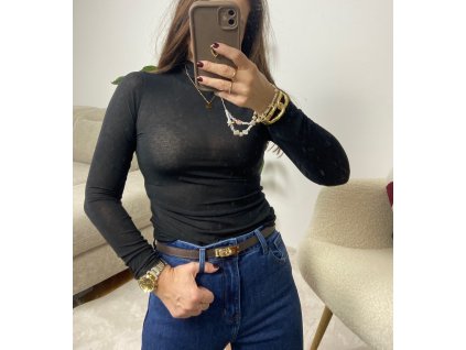 Kašmírový roláček Black