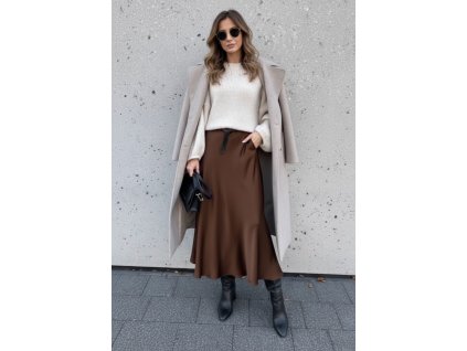 Hrubší saténová sukně Sophie