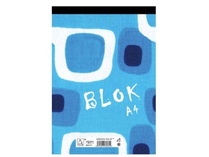 Blok A4/50 listov čistý Krpa