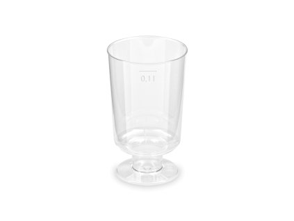 Pohár kryštál 0,1l na stopke/15ks