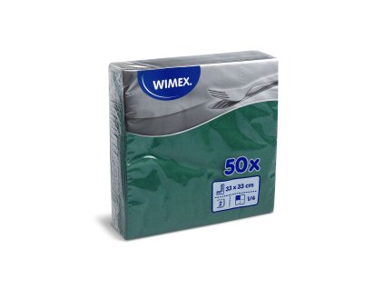 Obrúsky gastro 33x33/50 ks tmavozelené