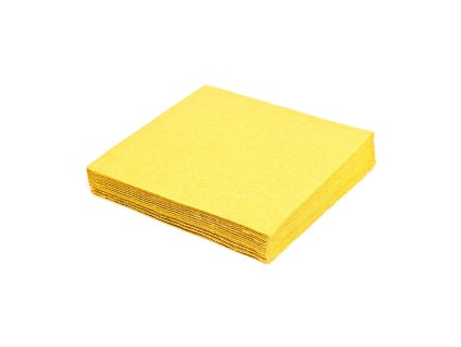 Obrúsky gastro 33x33/50 ks žlté