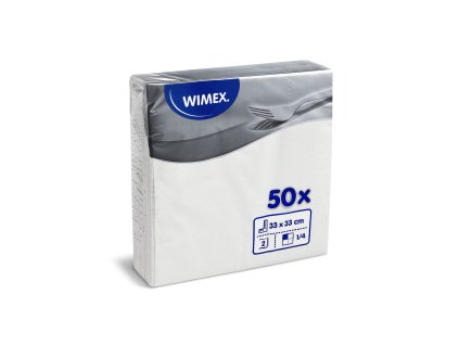 Obrúsky gastro 33x33/50 ks biele