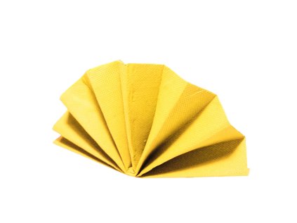 Obrúsky 40x40cm žlté DekoStar /40 ks