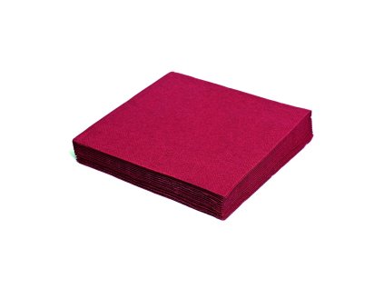 Obrúsky gastro 33x33/50 ks bordové