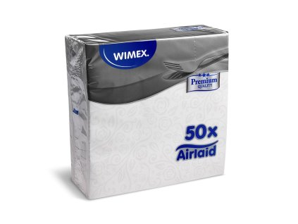 Obrúsky Prémium 40x40 Biele dekor R/50 ks