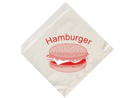 Vrecká na hamburger/500ks 16x16