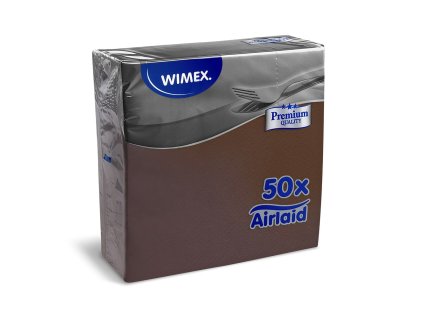 Obrúsky Premium 40x40cm hnedé /50 ks