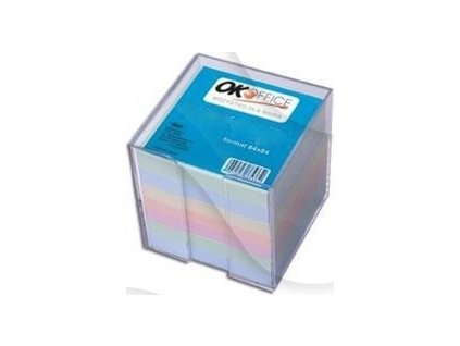 Kocka farebná  v PVC 83x83x70mm sypaná
