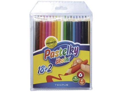 Pastelky 18+2 Europen trojhranné 0319