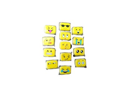 Kovová krabička malá Emoji  3,5x5,5cm