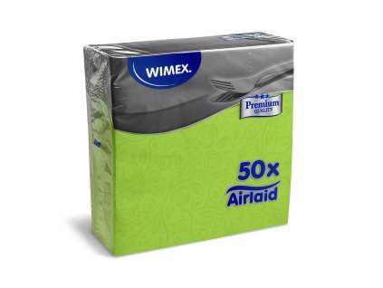 Obrúsky Prémium 40x40 žltozelené dekor R/50 ks