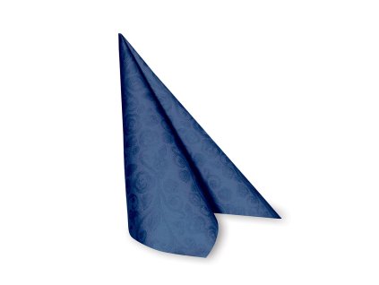 Obrúsky Prémium 40x40 tmavomodré dekor R/50 ks